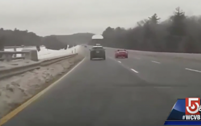 If You Are Driving Behind Someone And Notice Cargo/Snow On The Roof Move Away Or THIS Can Happen!