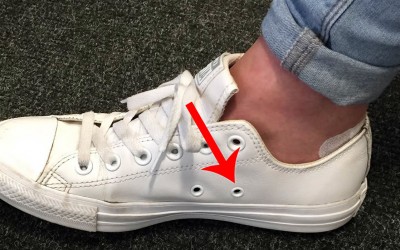 If You Have A Pair Of Converse You May Have Noticed These Holes. THIS Is What They Are Used For..