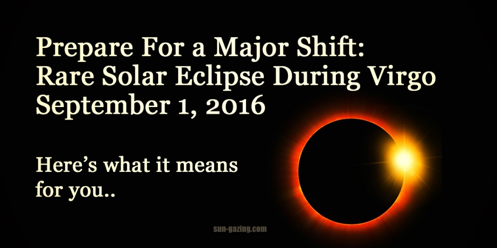 Solar Eclipse In Virgo: Get Ready For A Major Energy Shift On Sept. 1, 2016