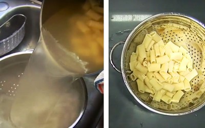 You’re Probably Prepping Pasta Wrong. Here’s An Awesome Life Hack To Make Pasta Without a Colander.