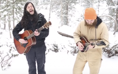 These Singers Went To The Forest To Record A Folk Song. But Then Some Unexpected Visitors Join In!