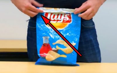 Apparently THIS Simple Life Hack Will Air Seal Any Bag Of Chips With No Clip Necessary!