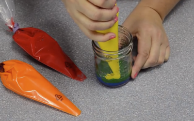 She Squirts A Rainbow Mess Into a Mason Jar and Puts It In The Oven. But When She’s Done I’m Drooling!