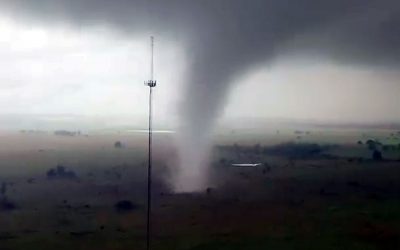 He Had His Drone As A Tornado Developed. Instead Of Running He Flew The Drone Towards It Zoomed In Then It Gets Terrifying!