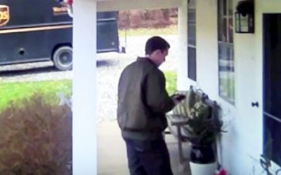 They Thought There Was Something Odd About The UPS Guy. They Set Up A Hidden Camera and Caught THIS