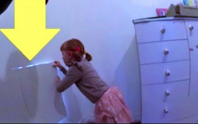 Adorable Little Girl Finds a Hidden Room In Her Home.