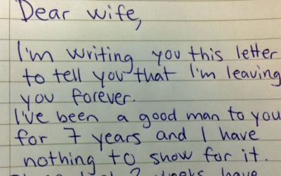 Husband Confronts Wife Demanding a Divorce In THIS Note. Her Reply Is GENIUS and He Gets The Most Unexpected Surprise!