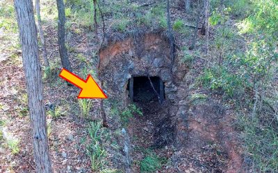 This Guy Notices a Hidden Doorway On His Land And Totally Freaks When He Walks Inside!