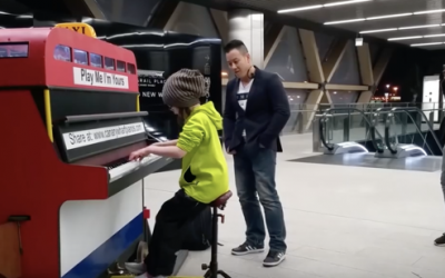 9 Year Old Steps Up To THIS Public Piano. But THIS Song She Plays Leaves Everyone Speechless!