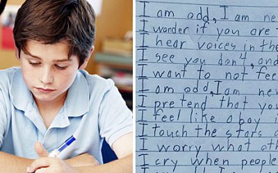 Father Is Left Completely SPEECHLESS After He Reads THIS Poem His Son With Asperger’s Wrote In School