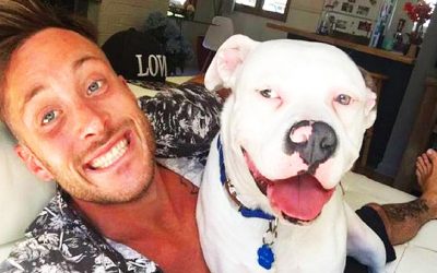 THIS Man Posted This Photo Of His New Rescue Dog On Social Media. But Then Instantly People Began Calling The Cops On Him!