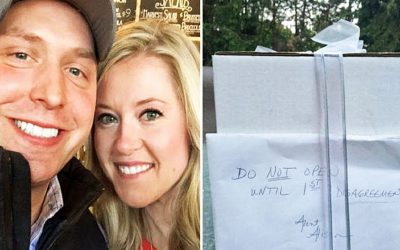 Married Couple Was Told By Her Aunt Not To Open Their Wedding Present. 9 Years Later They Decide To Open It!