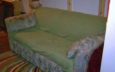 $20 Used Couch Was Unreasonably Uncomfortable! When They Unzip A Cushion They Find an UNTHINKABLE Surprise!